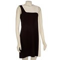 Maggy Boutique Women's Black/ Ivory Chemise Dress