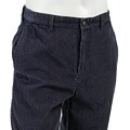 Haggar Men's Navy Flat Front Corduroy Pants