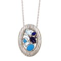 Chateau D' Argent Sterling Silver Gemstone Necklace