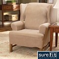 Sure Fit Stretch Pearson Wingback Chair Slipcover