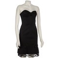 Betsey Johnson Women's Black Corset Dress