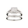 14k Gold 1/2ct TDW Diamond Bridal Rings Set (G-H, I1)