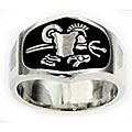 Sterling Silver 'Armor of God' Ring (Pack of 3)