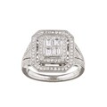 14k White Gold 1ct TDW Diamond Ring (G-H, SI3)