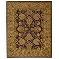 Heritage Isfan Handmade Brown/ Beige Rug (8' x 10')