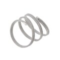 Stainless Steel Mesh Wraparound Bangle Bracelet