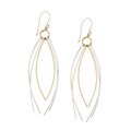 Platifina Yellow Gold Helena Drop Earrings