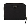 Prada Women's Black Tessuto Nylon Bi-fold Wallet