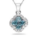 10k White Gold 1/2ct TDW Diamond Necklace