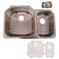 A.H. Undermount Big/ Small Basin Kitchen Sink Kit