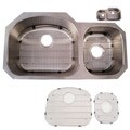 A.H. Undermount Big/ Small Basin Kitchen Sink Kit