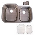 A.H. Undermount Large and Medium Kitchen Sink Kit