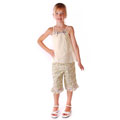 Picture Me Toddler Girl's 2-piece Yellow Capri Set