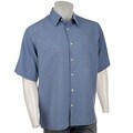 Toscano Men's 'Emery' Silk Open Circle Print Shirt