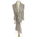Himalaya Trading Co. Silver Grey Pashmina Wrap