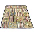 Tibetan Hand-knotted Multicolor Rug (8' x 10')