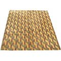 Tibetan Hand-knotted Brown/ Gold Rug (8' x 10')