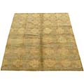 Tibetan Hand-knotted Gold/ Green Rug (8' x 10')