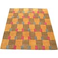Tibetan Handmade Tangerine/ Brown Rug (8' x 10')
