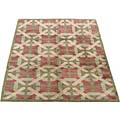 Tibetan Hand-knotted Olive/ Rust Rug (8' x 10')