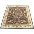 Tibetan Hand-knotted Brown/ Ivory Rug (8' x 10')