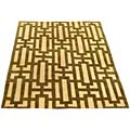 Tibetan Hand-knotted Olive/ Beige Rug (8' x 10')