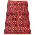 Persian Balouchi Hand-knotted Red Rug (3' x 5'6)