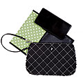 JP Lizzy Zebra Chamelia Diaper Clutch