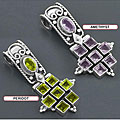 Handmade Sterling Silver Gemstone Pendant (India)