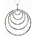 Sterling Silver 5-circle Necklace