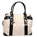 Helen Welsh Large Canvas Crocodile Satchel