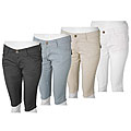 Ci Sono by Adi Women's Crinkle Twill Capris