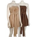 Laundry by Design Women's Ruched Rolled Hem Dress
