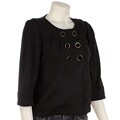 Laundry by Design Women's Black Ponte Jacket