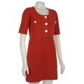 Laundry by Design Gassed Cotton 2-pocket Henley Dress