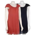 Laundry by Design Sheer Jersey Cap Sleeve Babydoll Dress