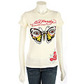 Ed Hardy Women's Butterfly Tee
