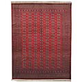 Hand-knotted Bokhara Red Wool Rug (3' x 5')