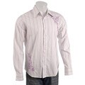 191 Unlimited Men's Pink Floral Long-sleeve Shirt