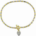 10k Yellow Gold 1/4ct TDW Diamond Bracelet