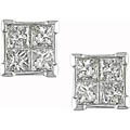 14k White Gold 1ct TDW Diamond Stud Earrings (I1-I2)