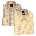 Tailorbyrd Men's Box Plaid Woven Dress Shirt