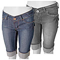 Ci Sono by Adi Women's Denim Long Shorts