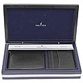 Nautica Black Tri-fold Wallet with Card Case Gift Set