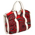 Rampage Abstract Printed Canvas Tote Bag
