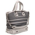 Rampage Colorblock Solid Canvas Tote