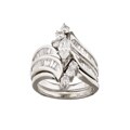 14k White Gold 2ct TDW Diamond Bridal Rings Set (G-H, I1)