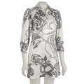 Debbie Shuchat Women's Silver Leaf Tunic Dress