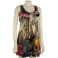 Debbie Shuchat Women's Printed Silk Tunic Dress