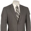 Kenneth Cole Reaction Men's Grey/ Blue Wool Suit